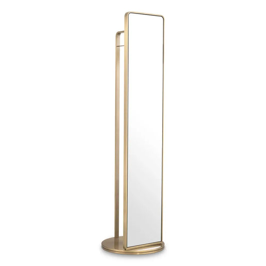 Oglinda de podea din Metal Alama D55.5cm Novo Eichholtz