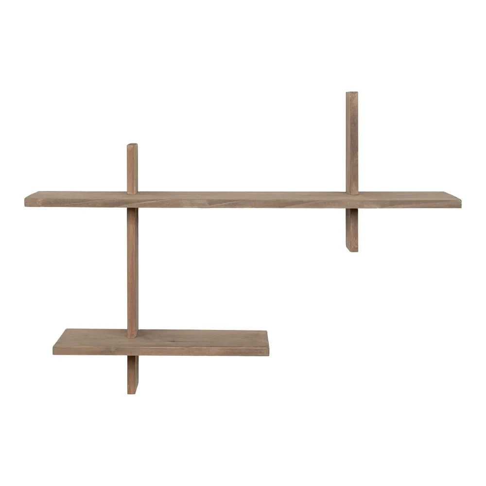 Raft de perete din Lemn de pin Maro L60xH36cm Ovada