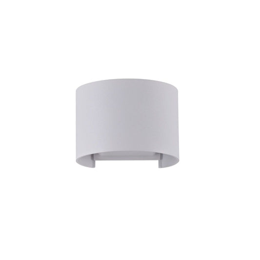 Aplica de perete pentru exterior din Metal Alb cu LED  L12x10xH10cm Fulton