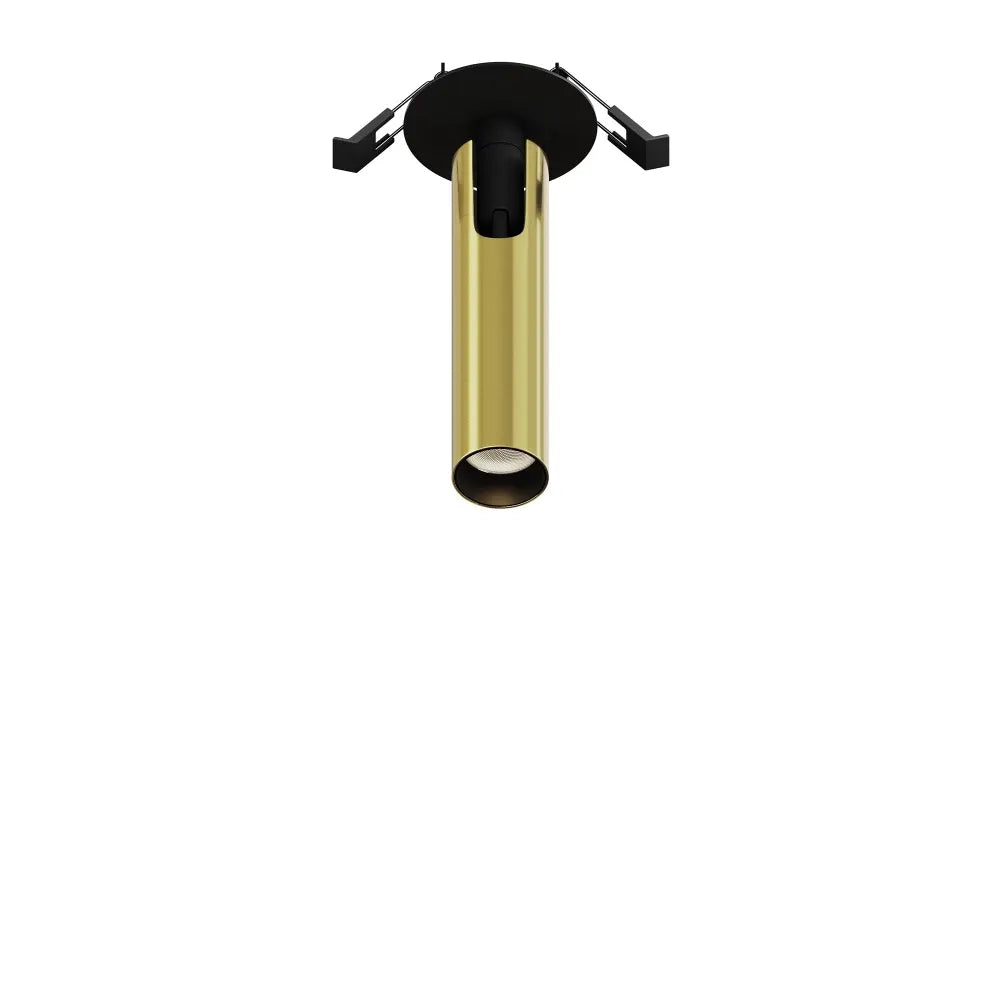 Spot incastrat din Aluminiu Negru/Alama H15.1xD3cm 6W 340lm 3000k Focus T