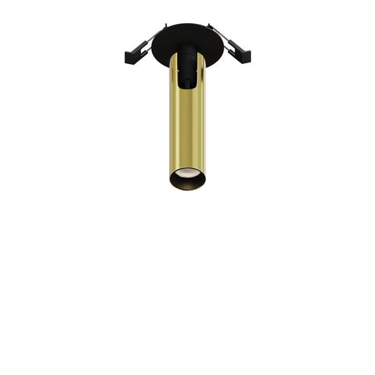 Spot incastrat din Aluminiu Negru/Alama H15.1xD3cm 6W 340lm 3000k Focus T