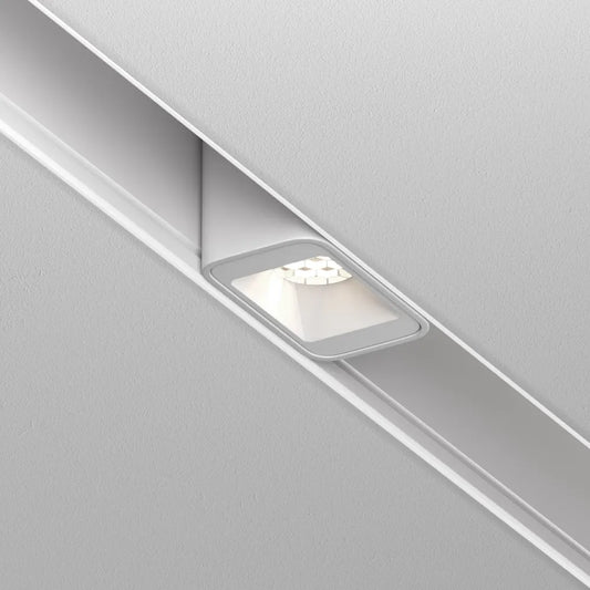 Spot pentru sina Exility din Aluminiu Alb H4.5xL3.6cm 2W 95lm 4000k Points S