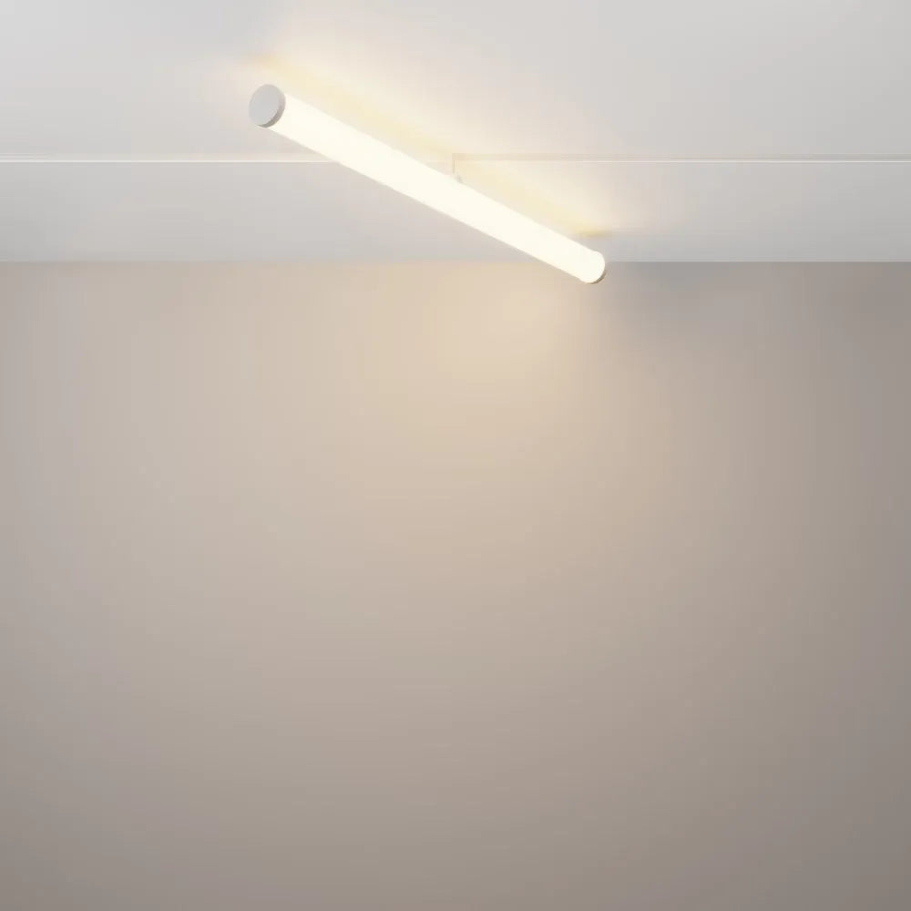 Spot dimabil smart pentru sina Exility din Aluminiu Alb H10xL60cm 25W 1970lm 2700-6000k Larc