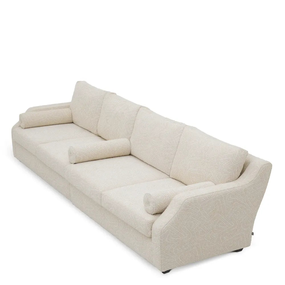Canapea tapitat cu Stofa Camari Crem L325xA106xH87cm Bellavoir Eichholtz