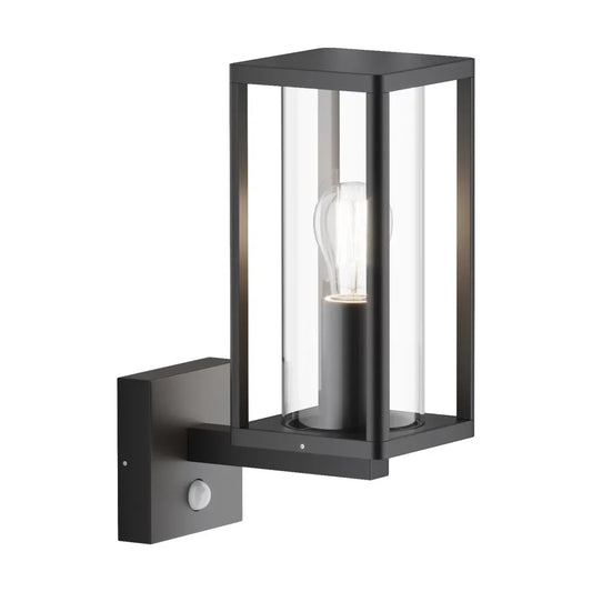 Aplica perete din Aluminiu/Plastic Gri grafit H31xL20.2cm Cell