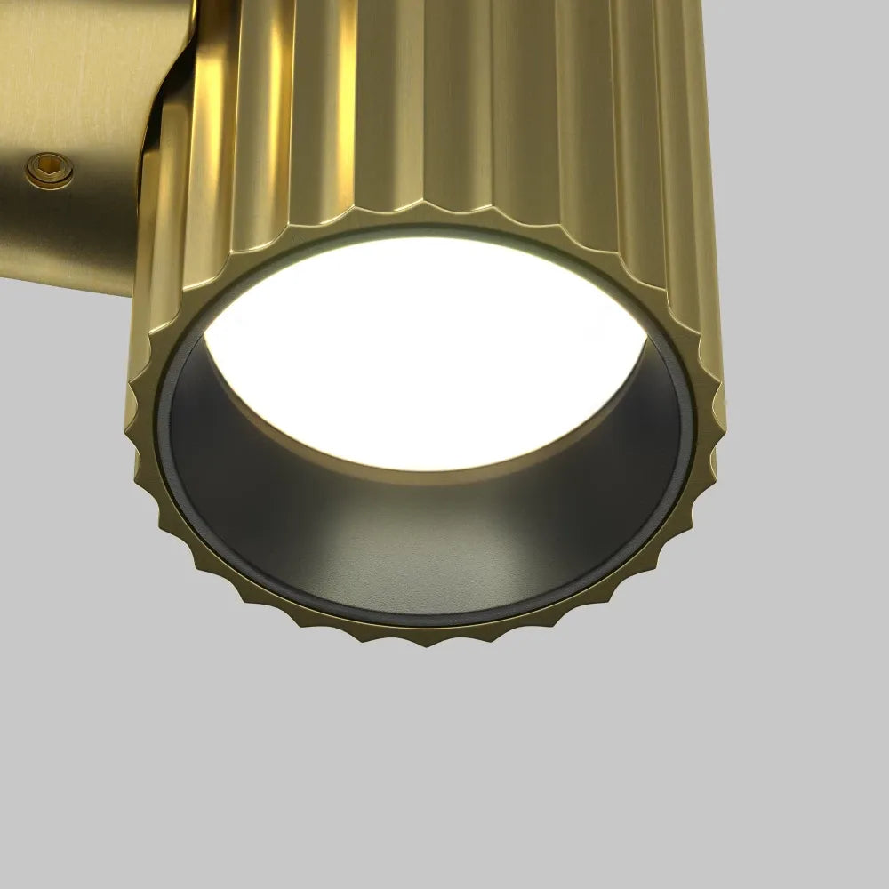 Aplica perete din Aluminiu Alama H10xD5.6cm Calipso