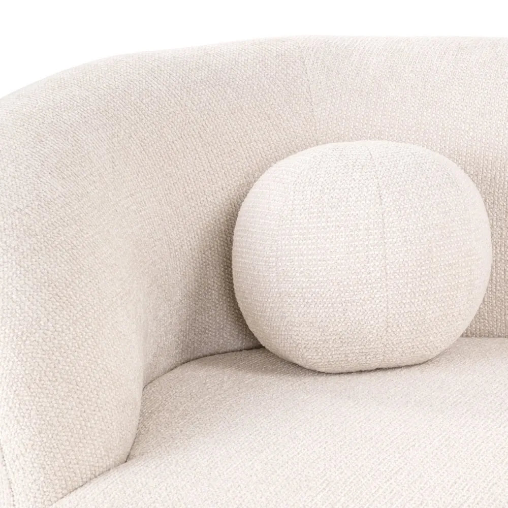 Canapea fixa tapitata cu Stofa Crem L220cm Emma Richmond interiors