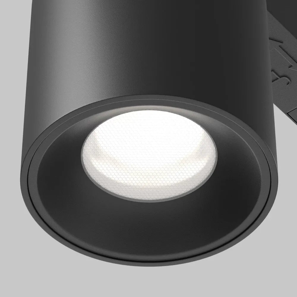 Spot dimabil smart pentru sina Exility din Aluminiu Negru H9.6xL19.3cm 7W 360lm 2700-6000k Alfa S