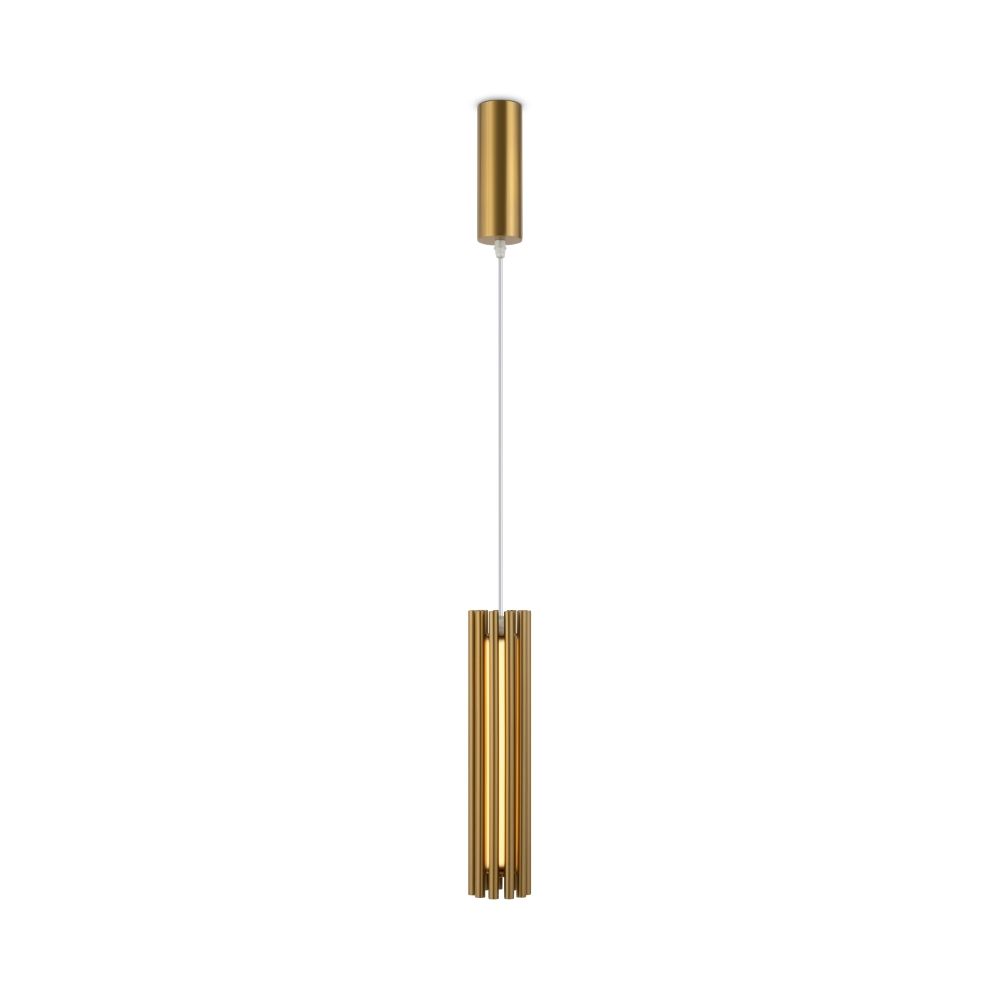 Pendul din Aluminiu si Sticla Auriu/Crem D8xH136cm Sonata