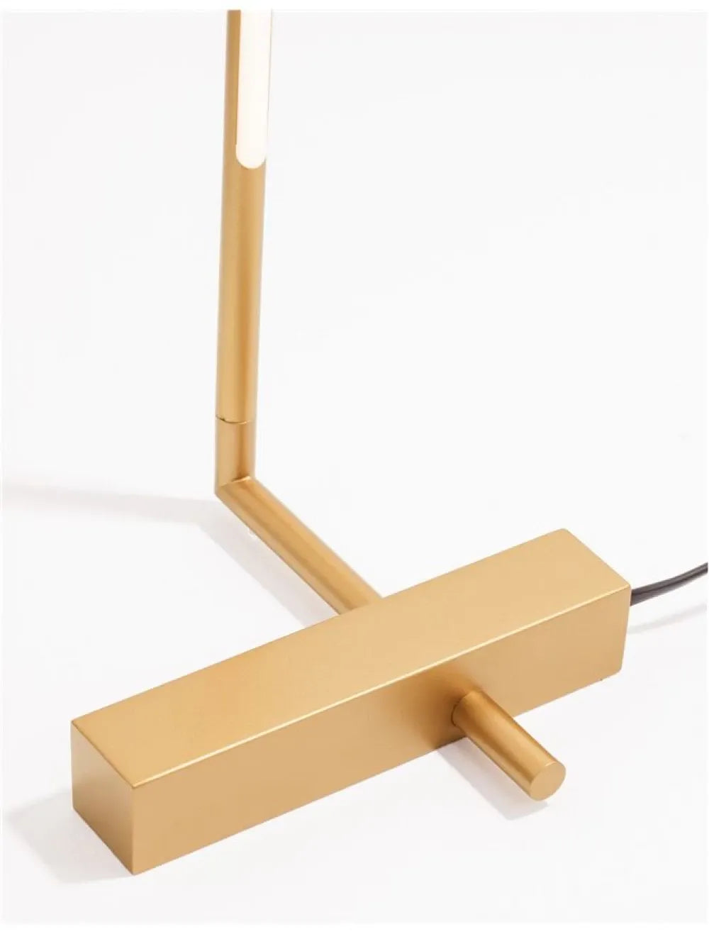Lampa de podea structura din Metal Auriu si abajur din Acrilic Alb H140xL18cm IP20 21W 1557lm 3000k RACCIO