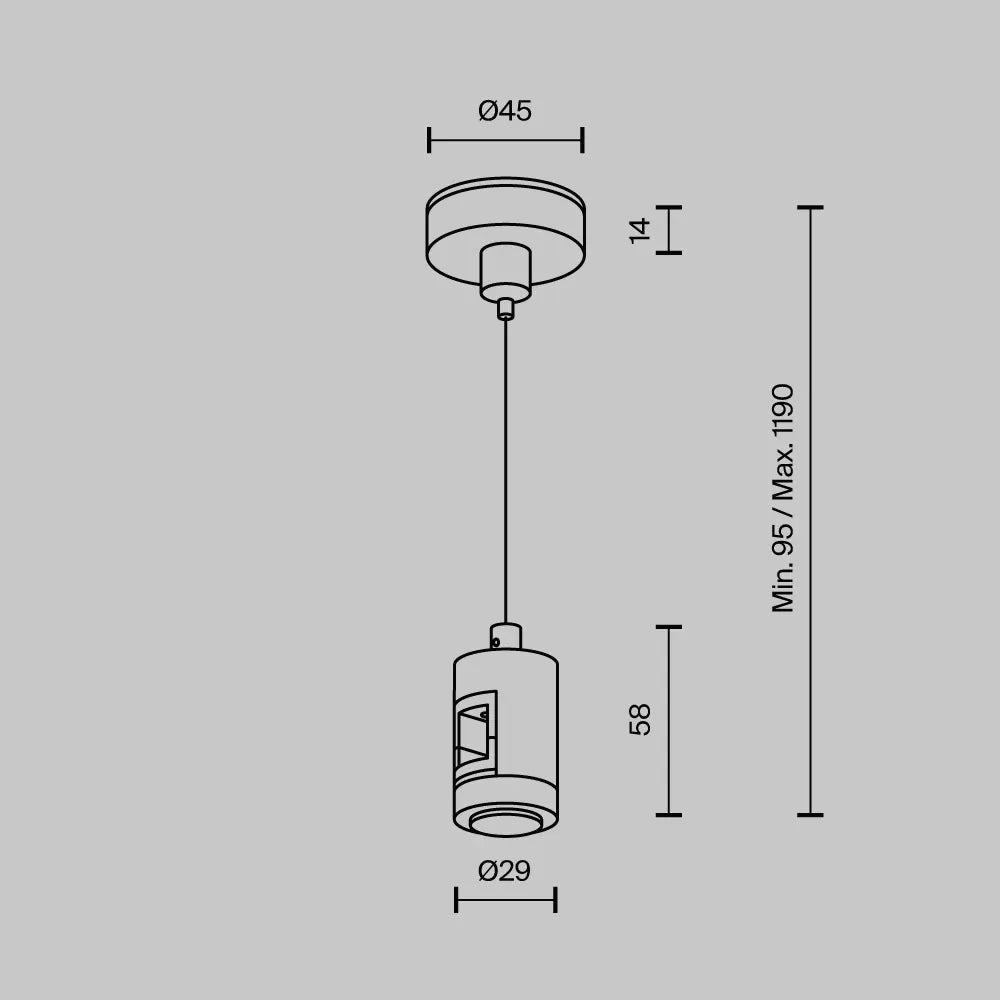 Cablu de suspensie Flarity din Aluminiu Alama