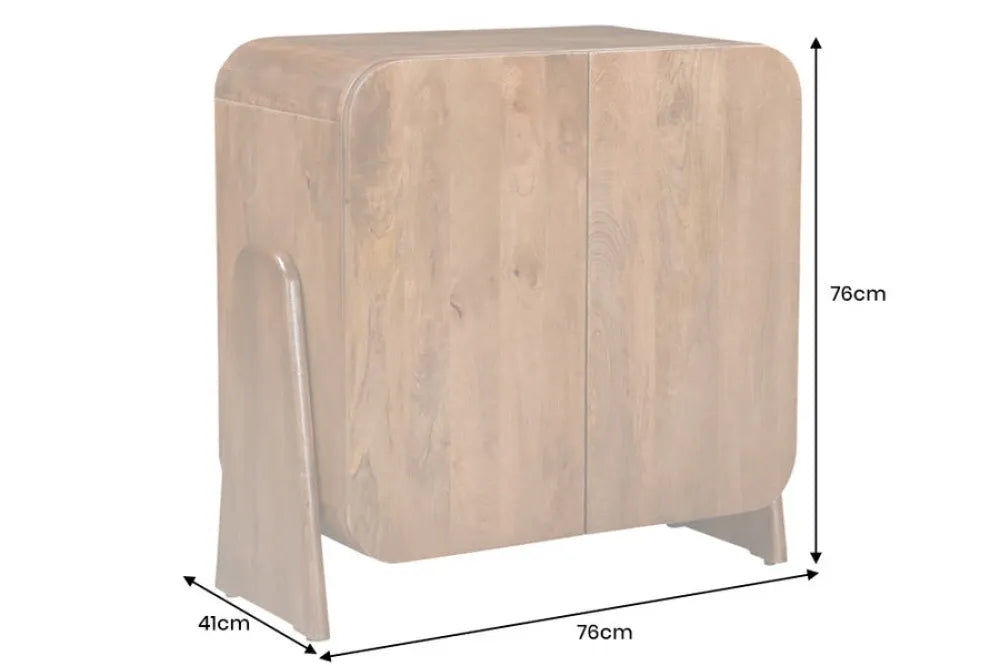 Comoda din Lemn de mango Maro L76xH76cm BRASIL