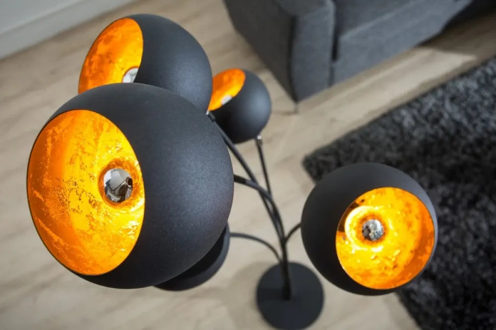 Lampa de podea din Metal Negru H170xL60cm Magma