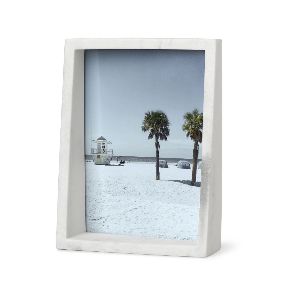 Rama foto din Polirasina Alb Edge H19xL14cm