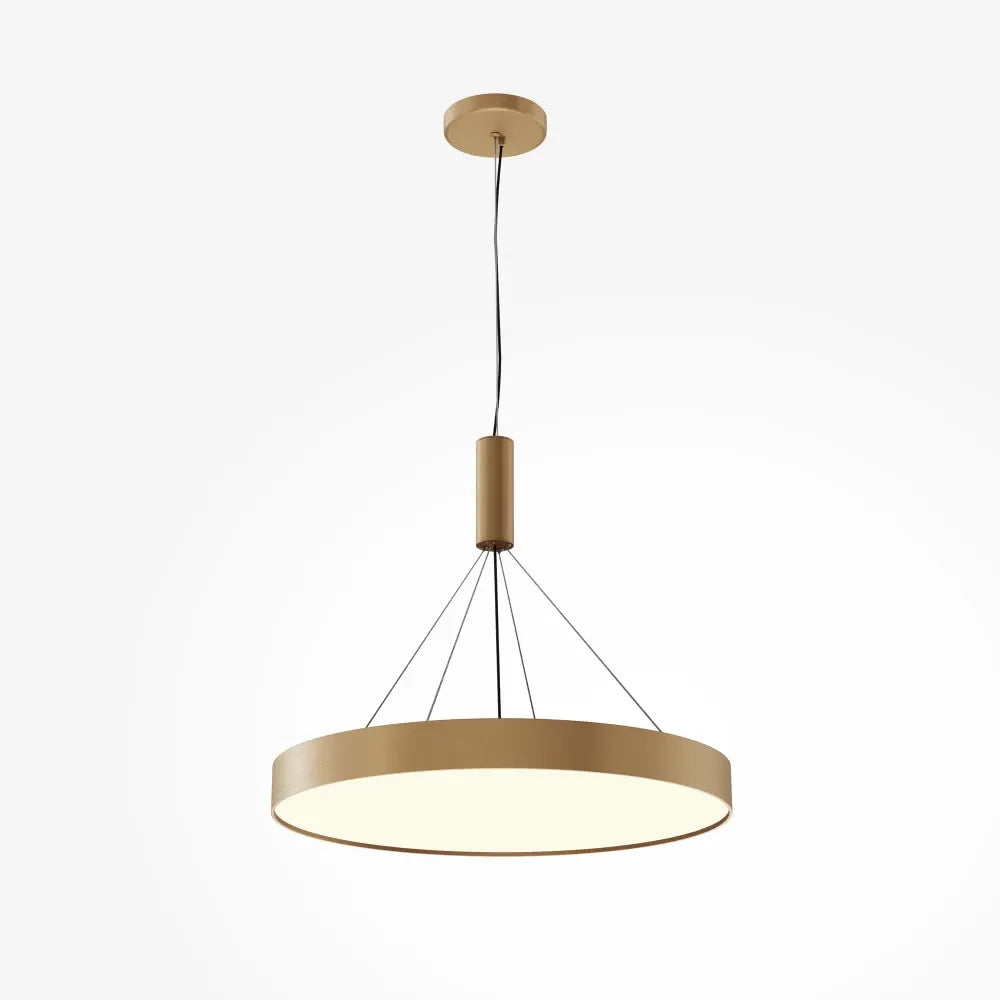 Plafoniera din Aluminiu Auriu mat H6xD60cm Zon