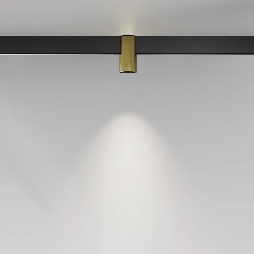 Spot dimabil smart pentru sina Exility din Aluminiu Alama H10.4xL19.3cm 7W 370lm 2700-6000k Alfa