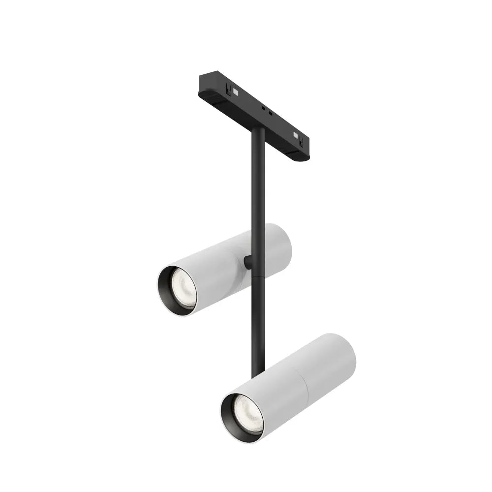 Spot dimabil smart pentru sina Exility din Aluminiu Alb/Negru H36.2xL19.3cm 24W 1802lm 2700-6000k Elti Duo