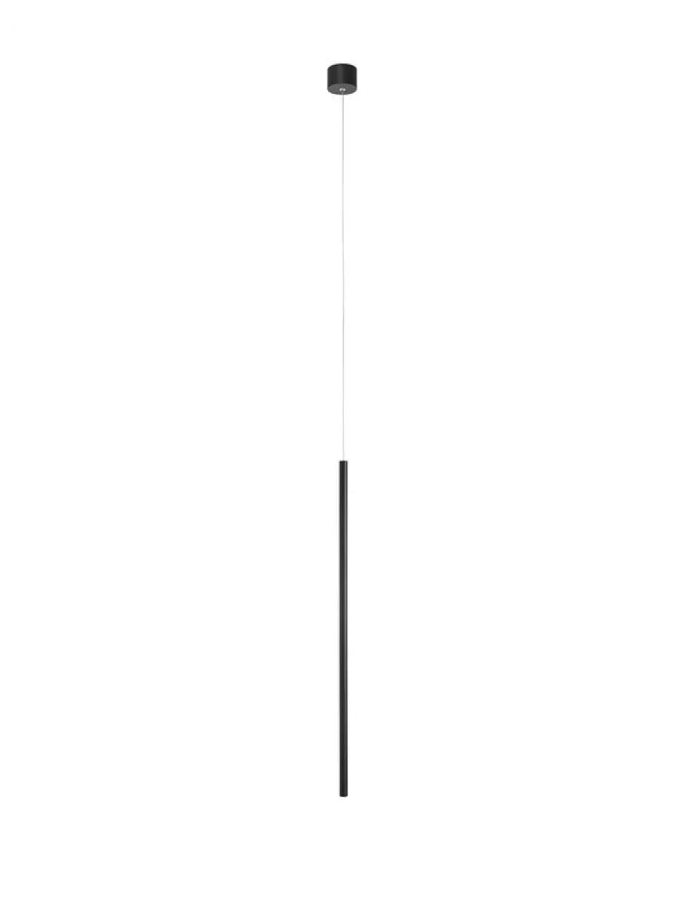 Pendul din Aluminiu Negru H200xL1.5cm IP20 5W 195lm 3000k ELETTRA