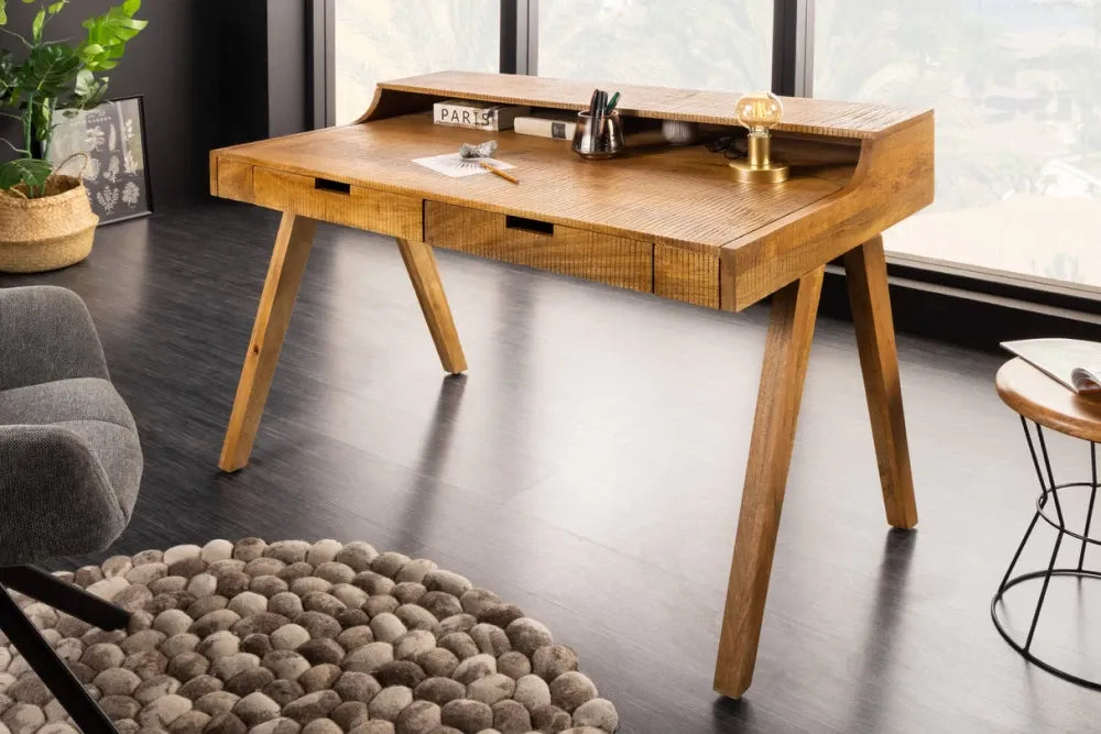 Birou din Lemn de mango Maro L120xH86cm MONSOON