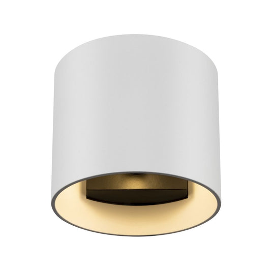Aplica de perete din Metal Alb D10xH8cm Rond