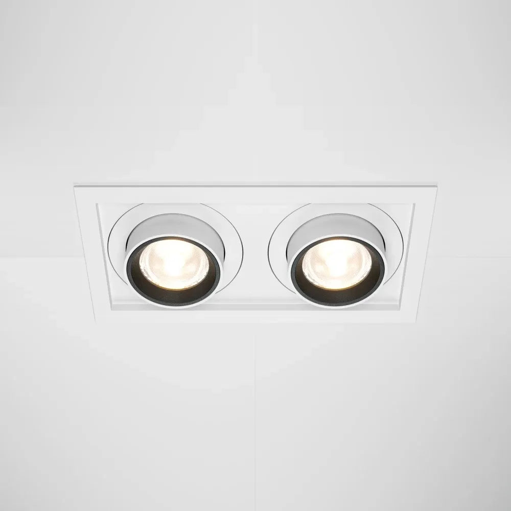 Spot incastrat din Aluminiu/plastic Alb H9.7xLcm Hidden