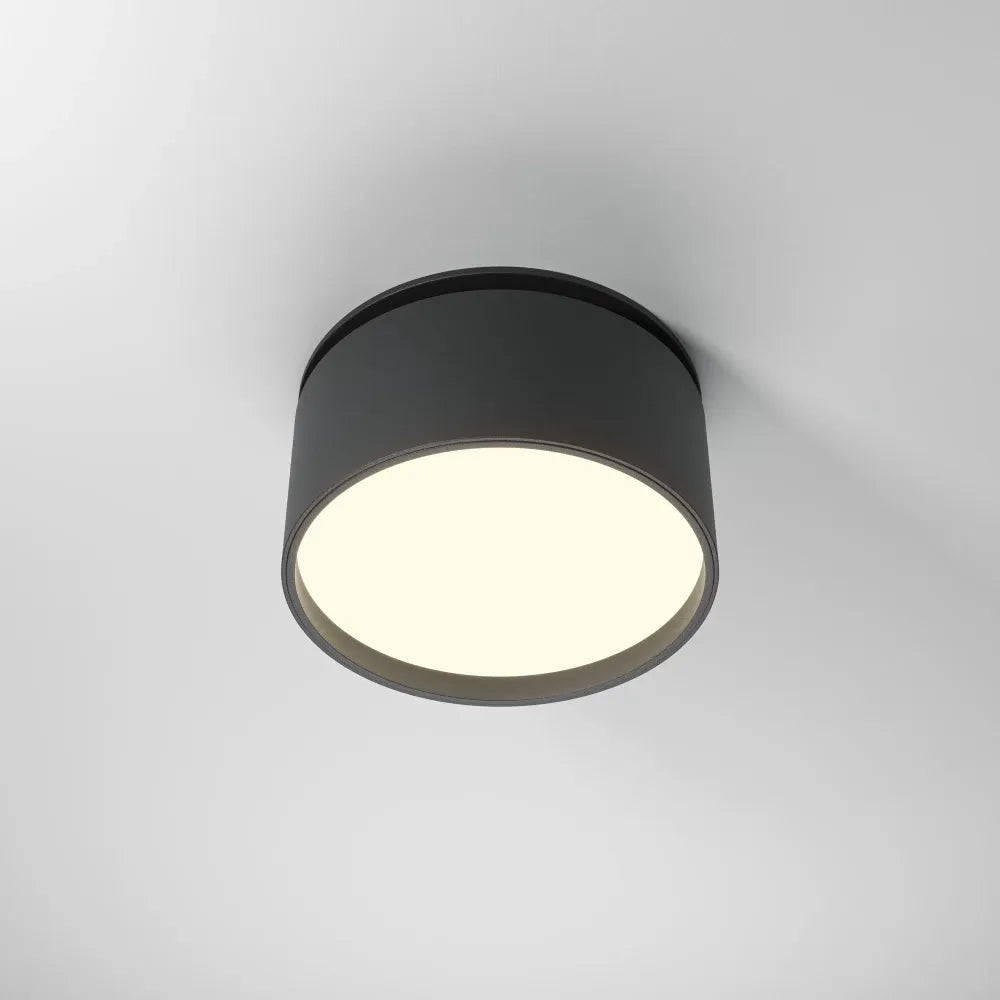 Spot incastrat din Aluminiu Negru H6.6xD8.5cm 12W 640lm 2200-4000k Onda