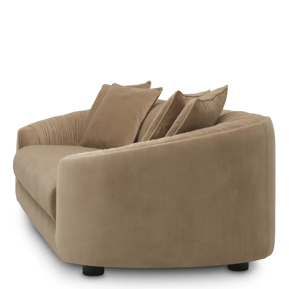 Canapea tapitat cu Catifea Maro L241xA100xH64cm Jameson Eichholtz