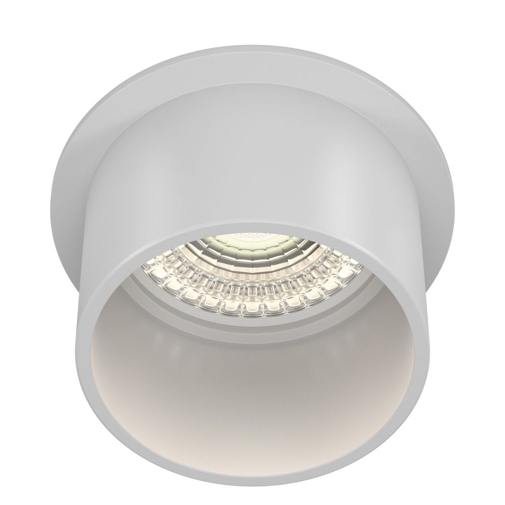 Spot incastra din Aluminiu Alb D7xH6cm Reif