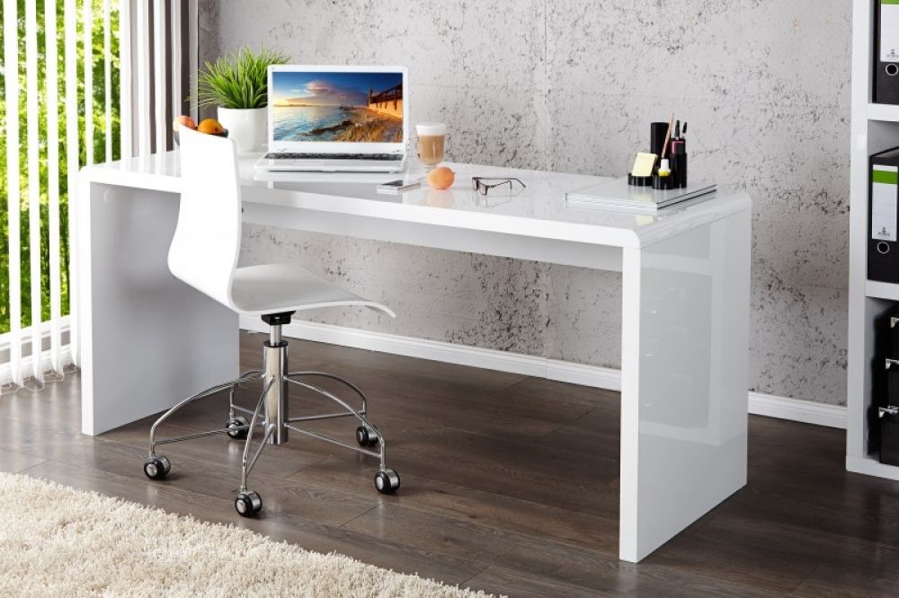 Birou din MDF Alb Fast Trade L140xH75cm