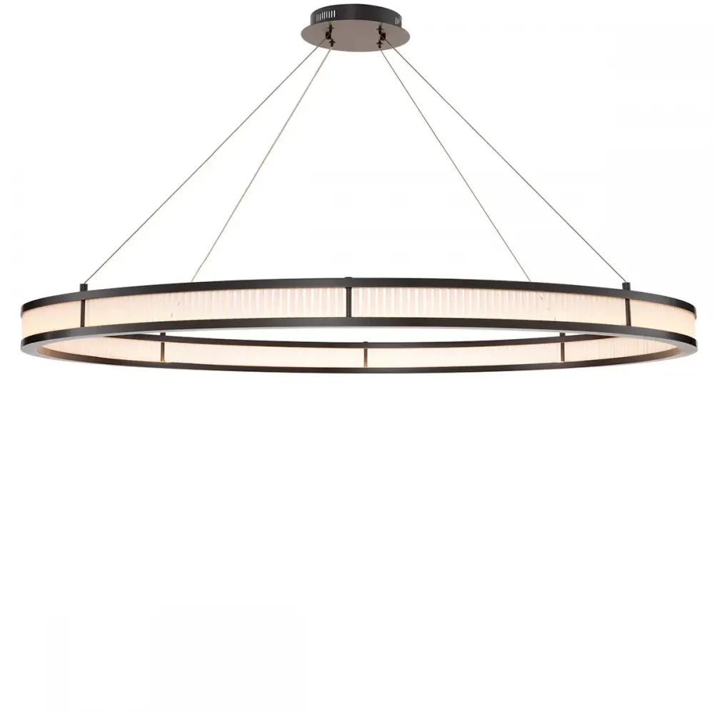Candelabru din Metal Bronz si Sticla mata Transparent H240xD139cm Damien XL Eichholtz
