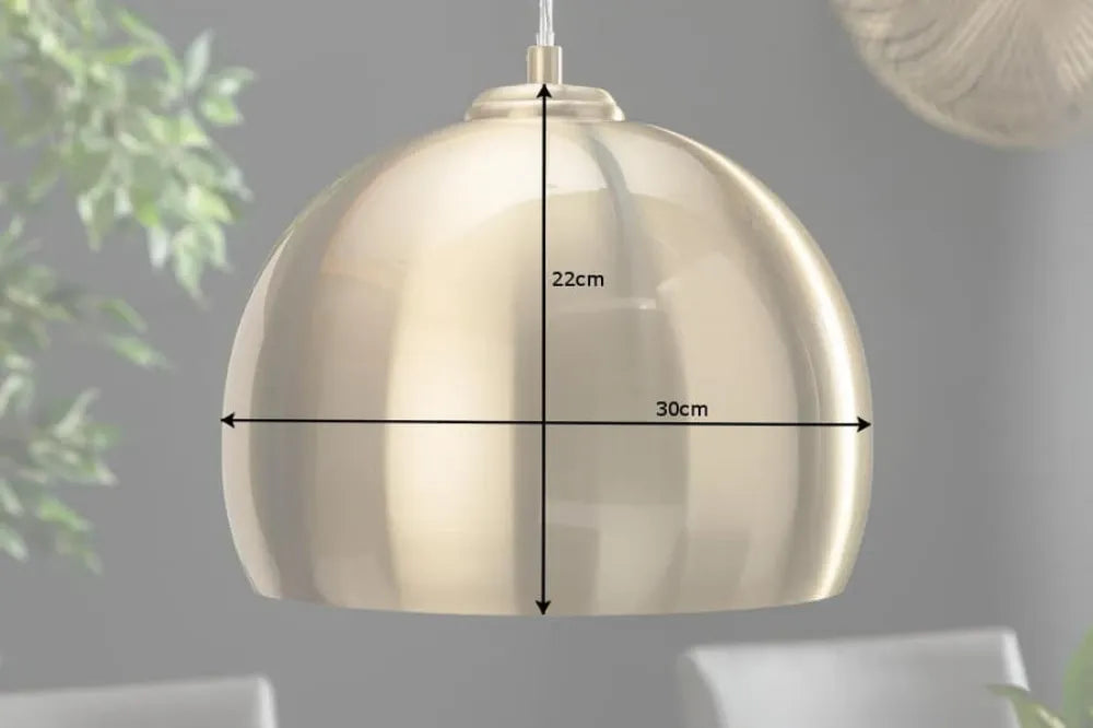 Pendul din Metal Auriu D30xH22cm GOLDEN BALL