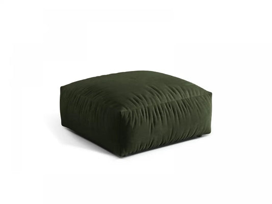 Puf tapitat cu Catifea Verde L106xH44cm Martina