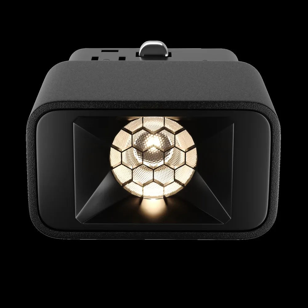 Spot pentru sina Exility din Aluminiu Negru H4.5xL3.6cm 2W 82lm 4000k Points S