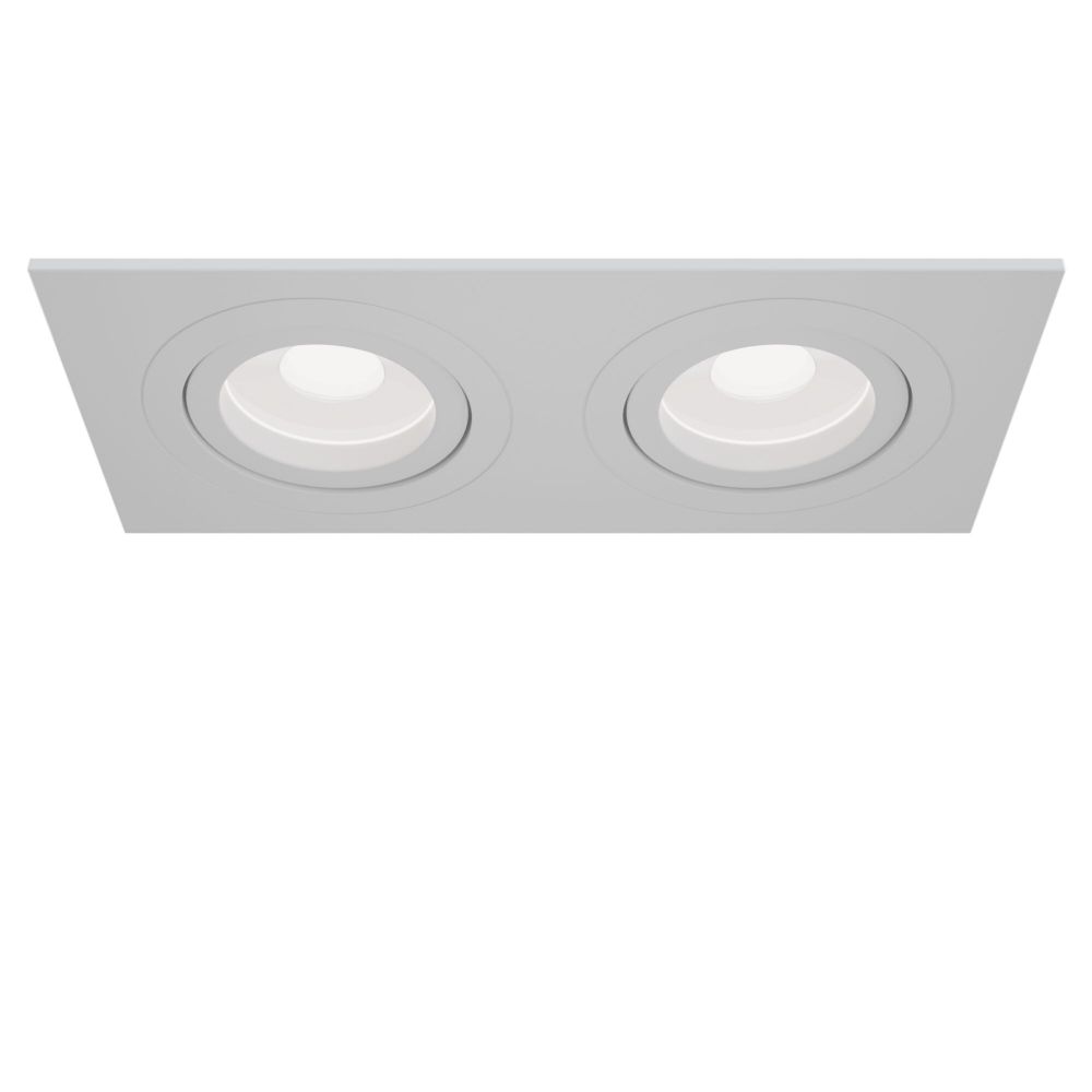 Spot incastra din Aluminiu Alb L18xH6cm Atom