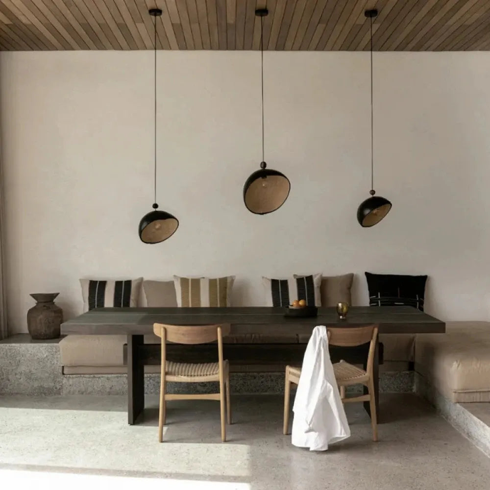 Masa dining dreptunghiulara din Lemn de Stejar in dimensiuni multiple Beams