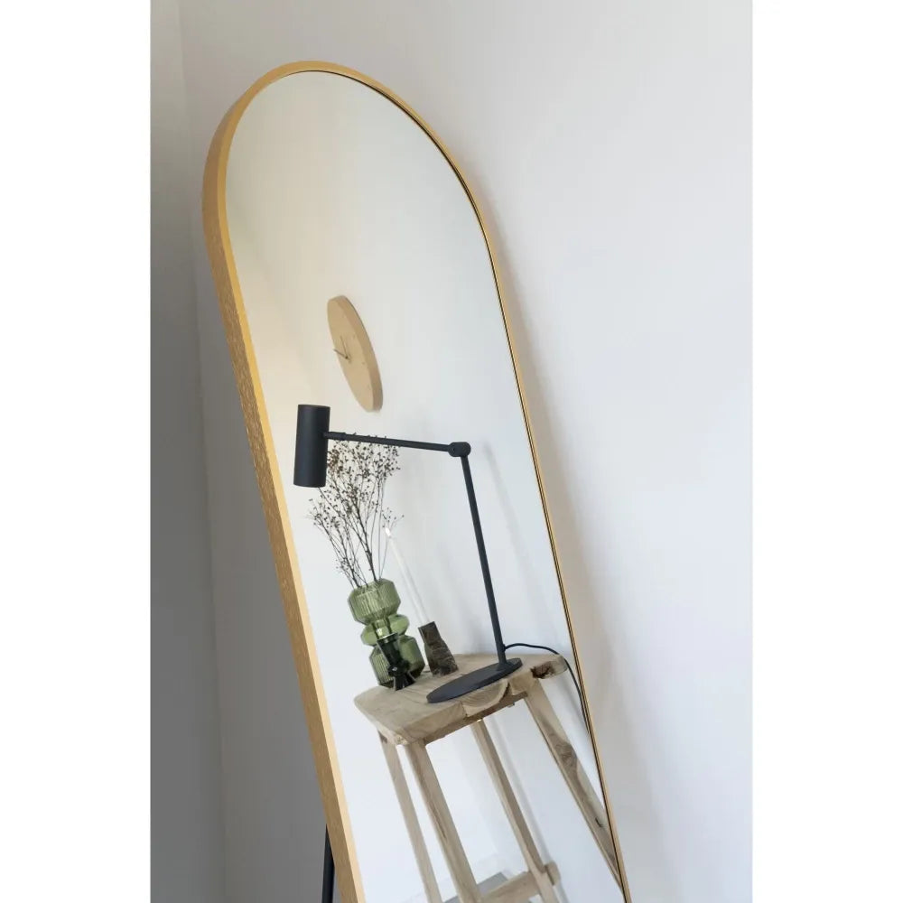 Oglinda de podea cu rama din Metal Alama 150x40cm Madrid