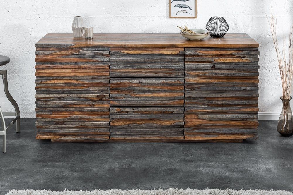 Comoda din Lemn masiv de palisandru  Maro Fum L160xH75cm
