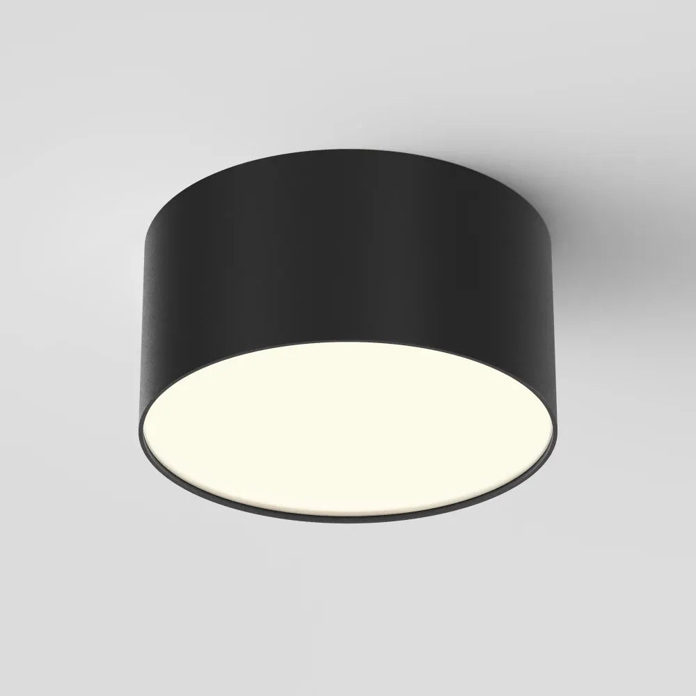 Spot aplicat din Aluminiu Negru H6xD12cm Zon