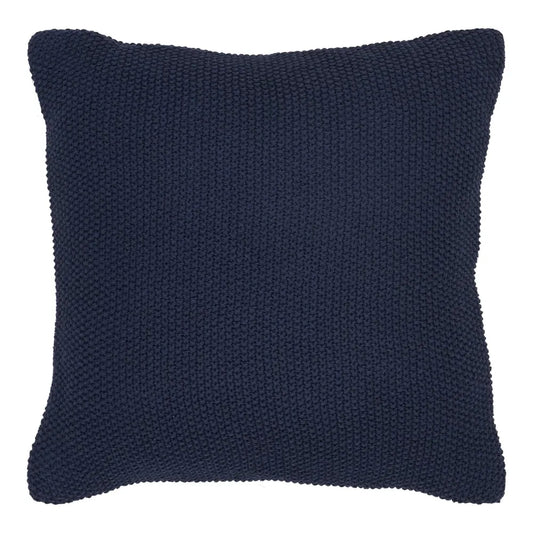 Perna decorativa din Bumbac Albastru 45x45cm Santos