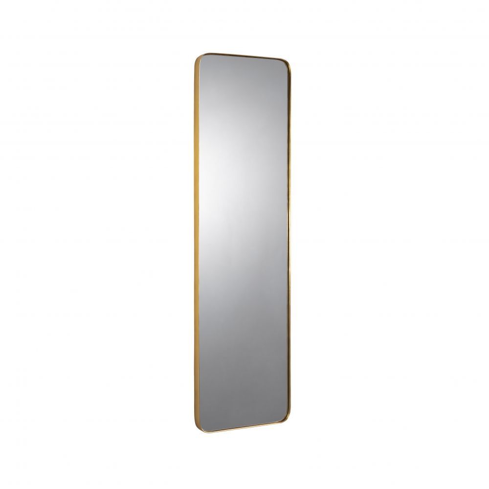 Oglinda Dreptunghiulara cu rama din MDF Auriu Orio H166xL50cm