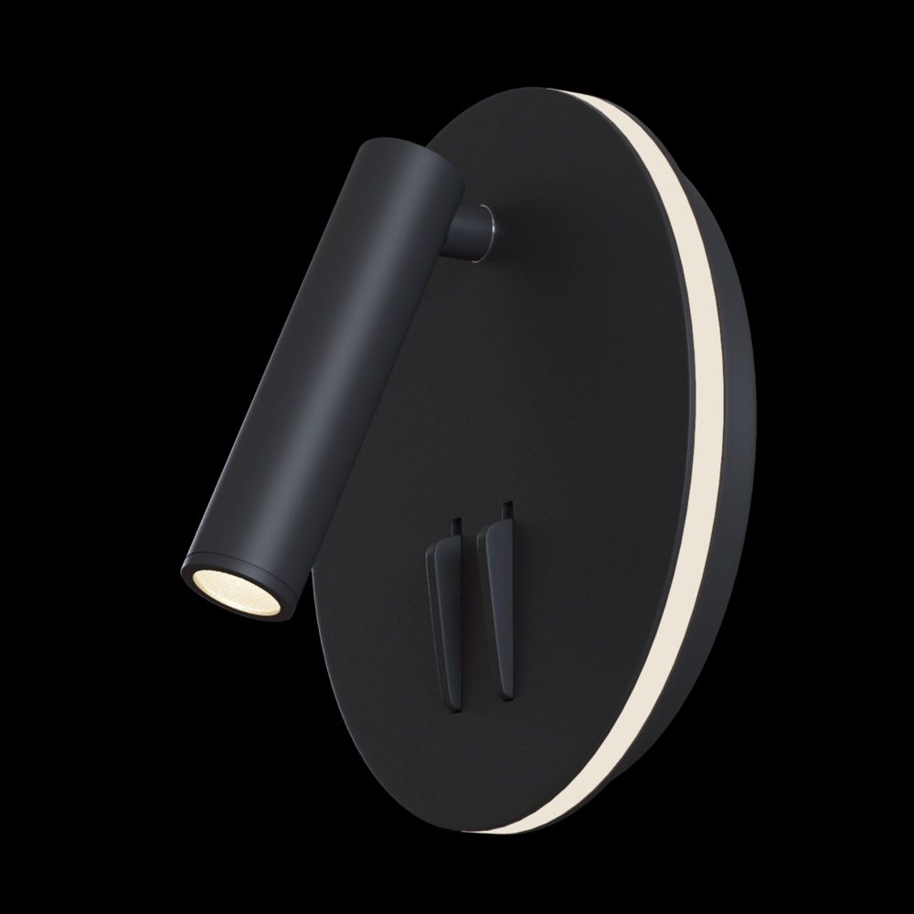 Aplica de perete reglabila din Aluminiu Negru cu LED L14x7xH14cm Ios 176