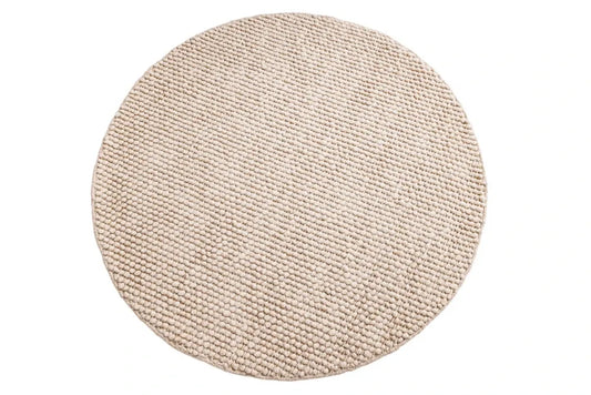 Covor din Lana/Poliester Bej L150cm Wool