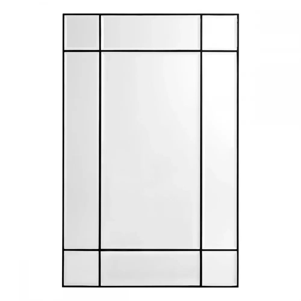 Oglinda cu rama din Metal/MDF Bronz L90xH140cm Beaumont Eichholtz