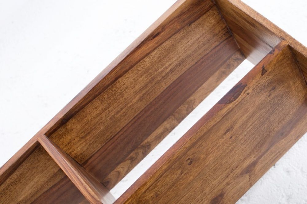 Etajera din Lemn masiv de palisandru Maro Makassar L80xH180cm