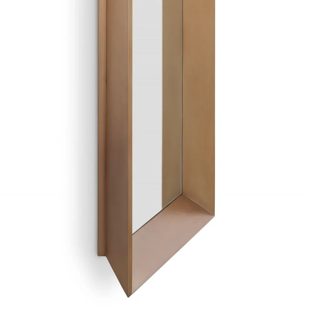 Oglinda cu rama din Metal Alama L80xH180cm Othello Eichholtz