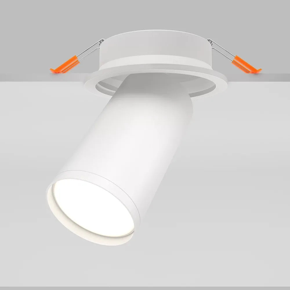 Spot incastrat din Aluminiu Alb H12xD5cm IP 20 GU10 10W FOCUS S