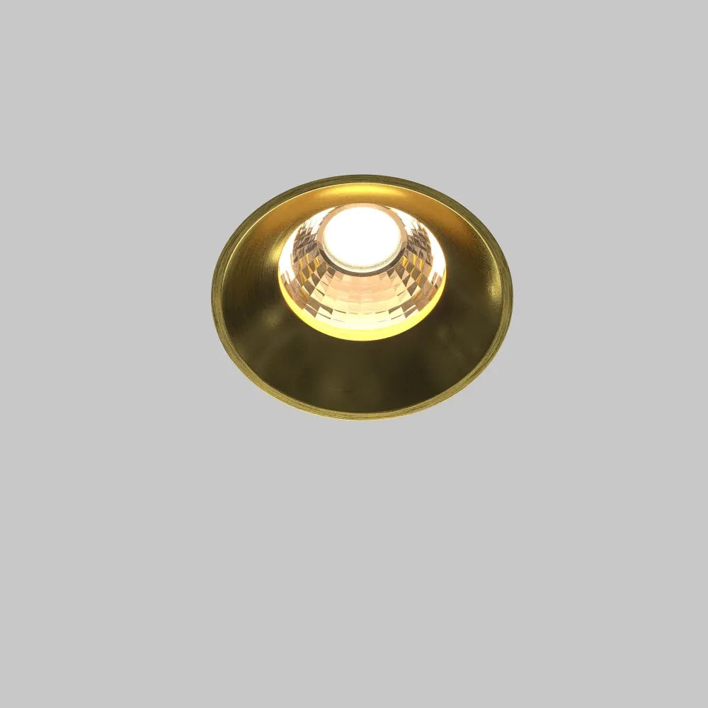 Spot incastrat din Aluminiu Alama H6xD7.4cm 12W 810lm 3000k Round