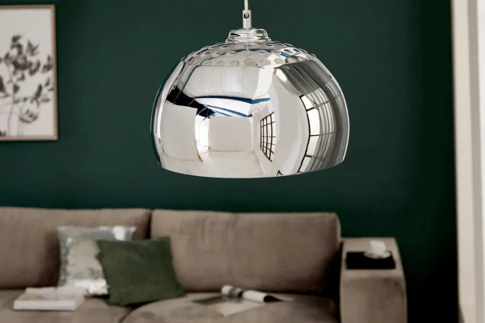 Pendul din Metal Argintiu D32xH22cm CHROME BALL
