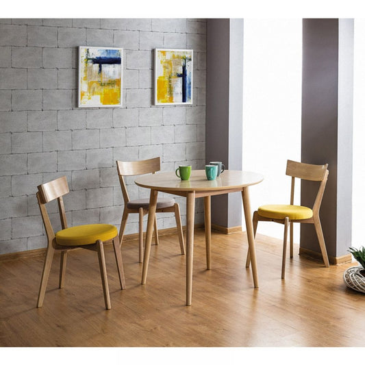 Masa rotunda din MDF Maro de 4-6 persoane D90cm Acropole