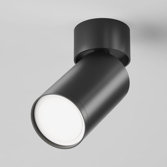 Spot aplicabil din Aluminiu Negru GU10 10W D5xH13cm FOCUS S